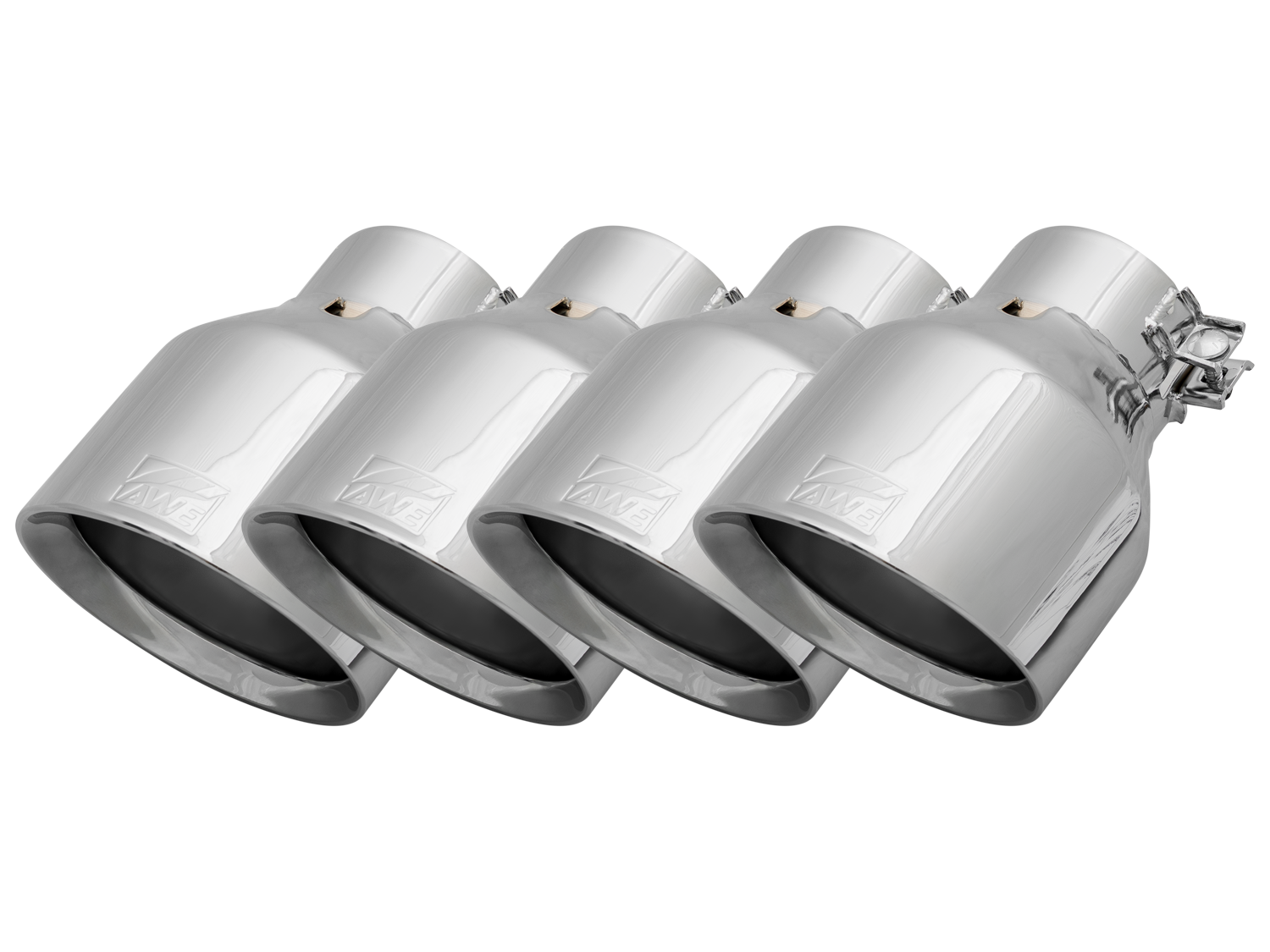 AWE Replacement Exhaust Tip Kits - Chrome Silver / Diamond Black / Vapor Blue