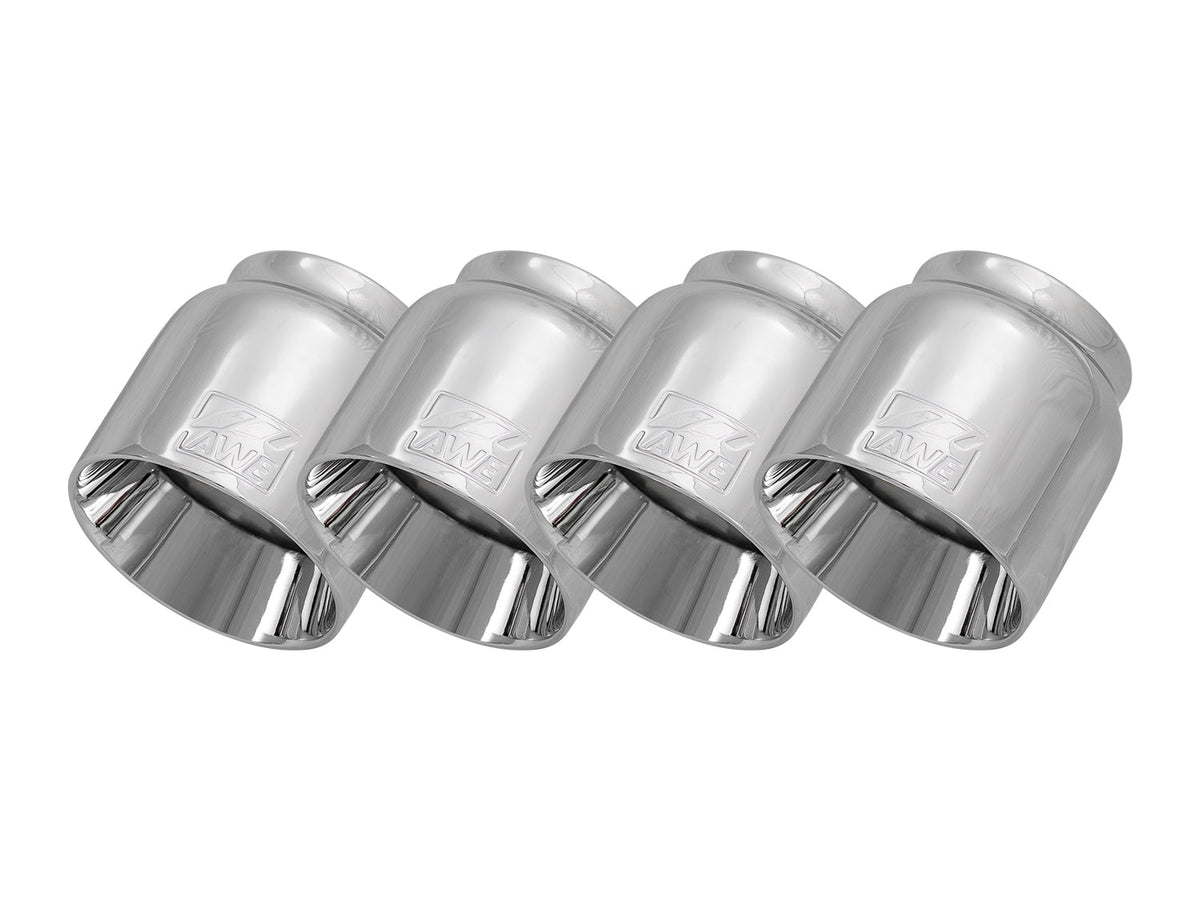 AWE Replacement Exhaust Tip Kits - Chrome Silver / Diamond Black / Vapor Blue
