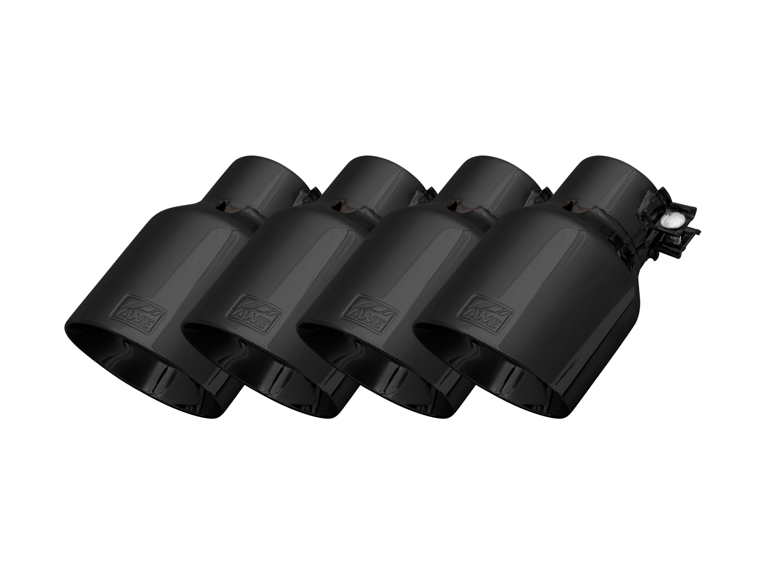 AWE Replacement Exhaust Tip Kits - Chrome Silver / Diamond Black / Vapor Blue