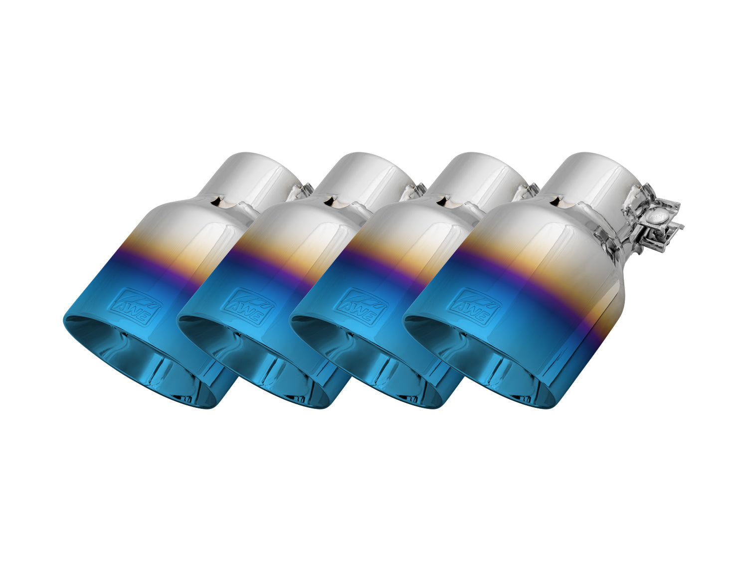 AWE Replacement Exhaust Tip Kits - Chrome Silver / Diamond Black / Vapor Blue
