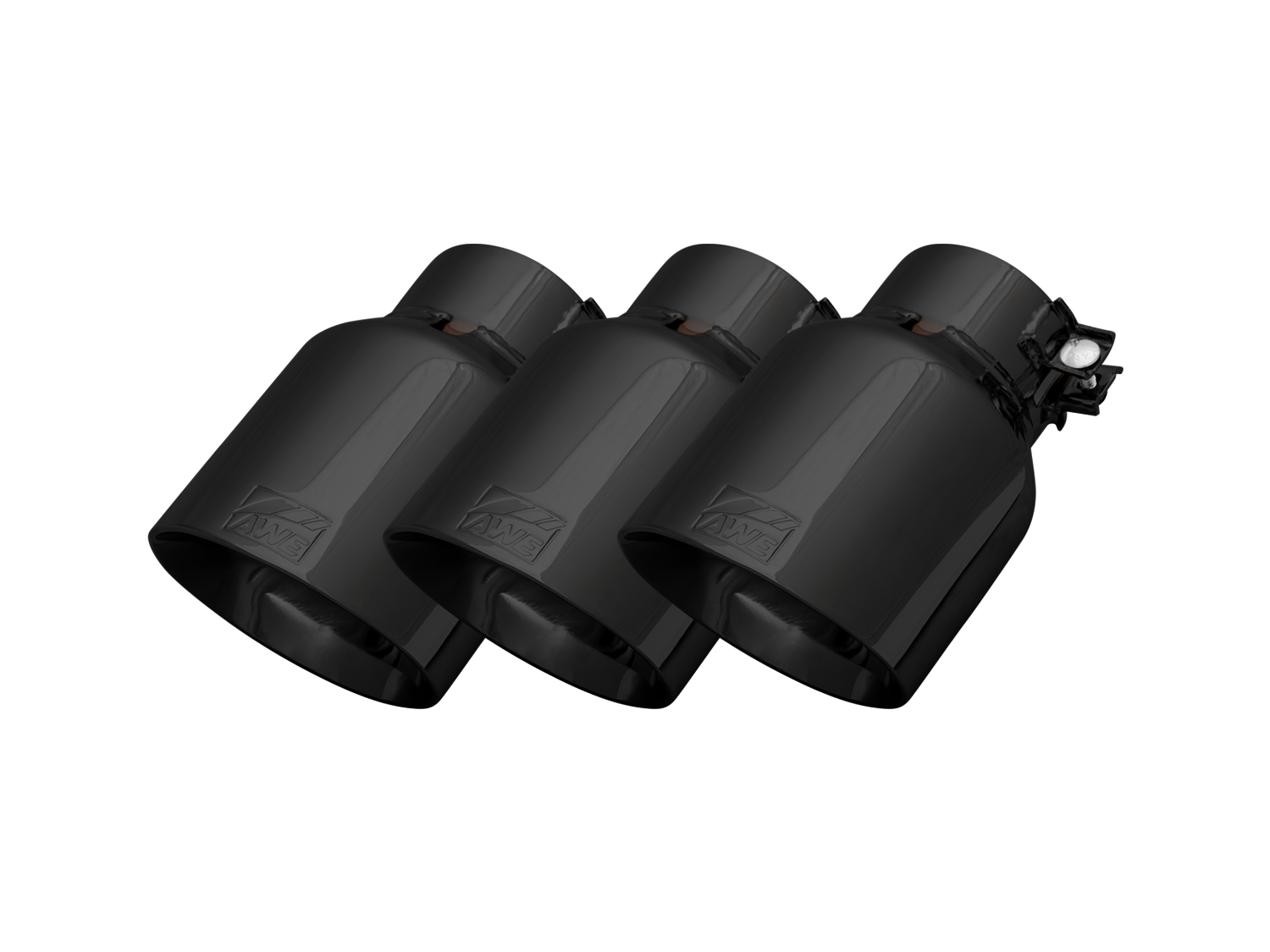 AWE Replacement Exhaust Tip Kits - Chrome Silver / Diamond Black / Vapor Blue