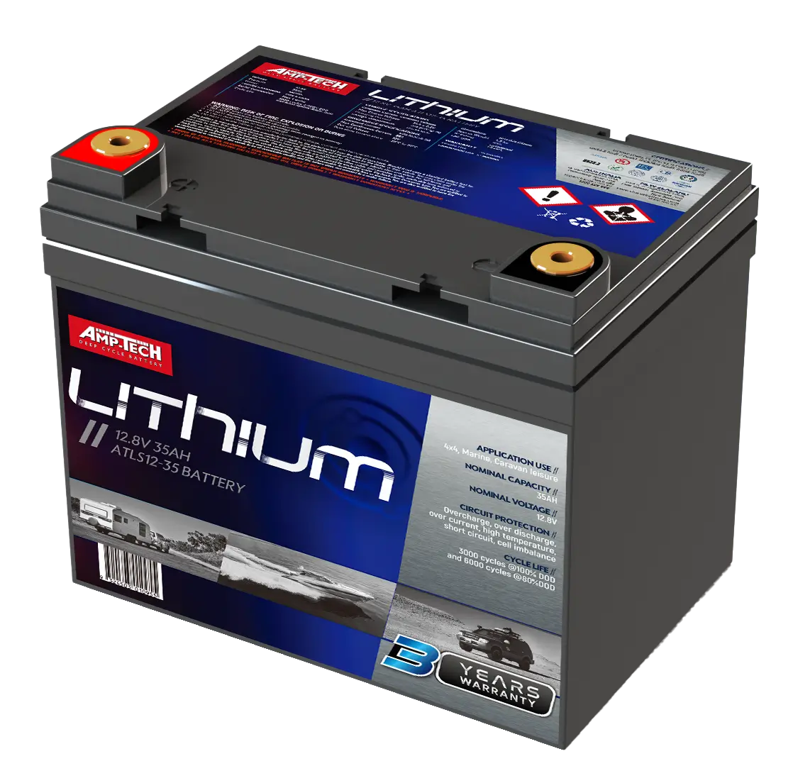 Amptech AMP-TECH AMPTECH LITHIUM Deep Cycle ATLS12-35 - Image 1