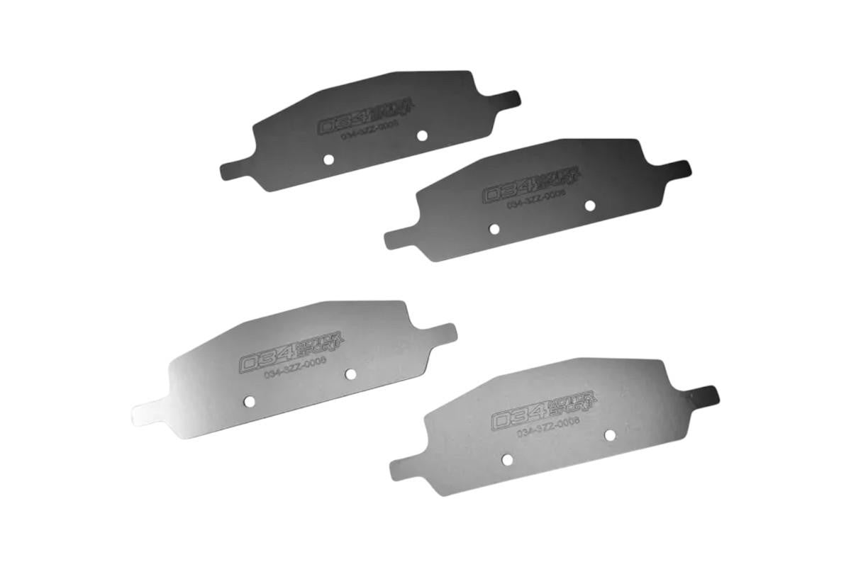 034 Motorsport Titanium Brake Pad Shim Kit for B9/B9.5 Audi S4 / S5 / SQ5 / RS5