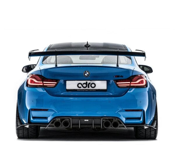 ADRO AT-R1 Carbon Fibre Swan Neck Wing - BMW M4 F82 S55