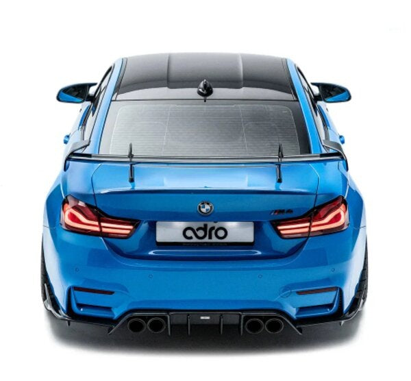ADRO AT-R1 Carbon Fibre Swan Neck Wing - BMW M4 F82 S55