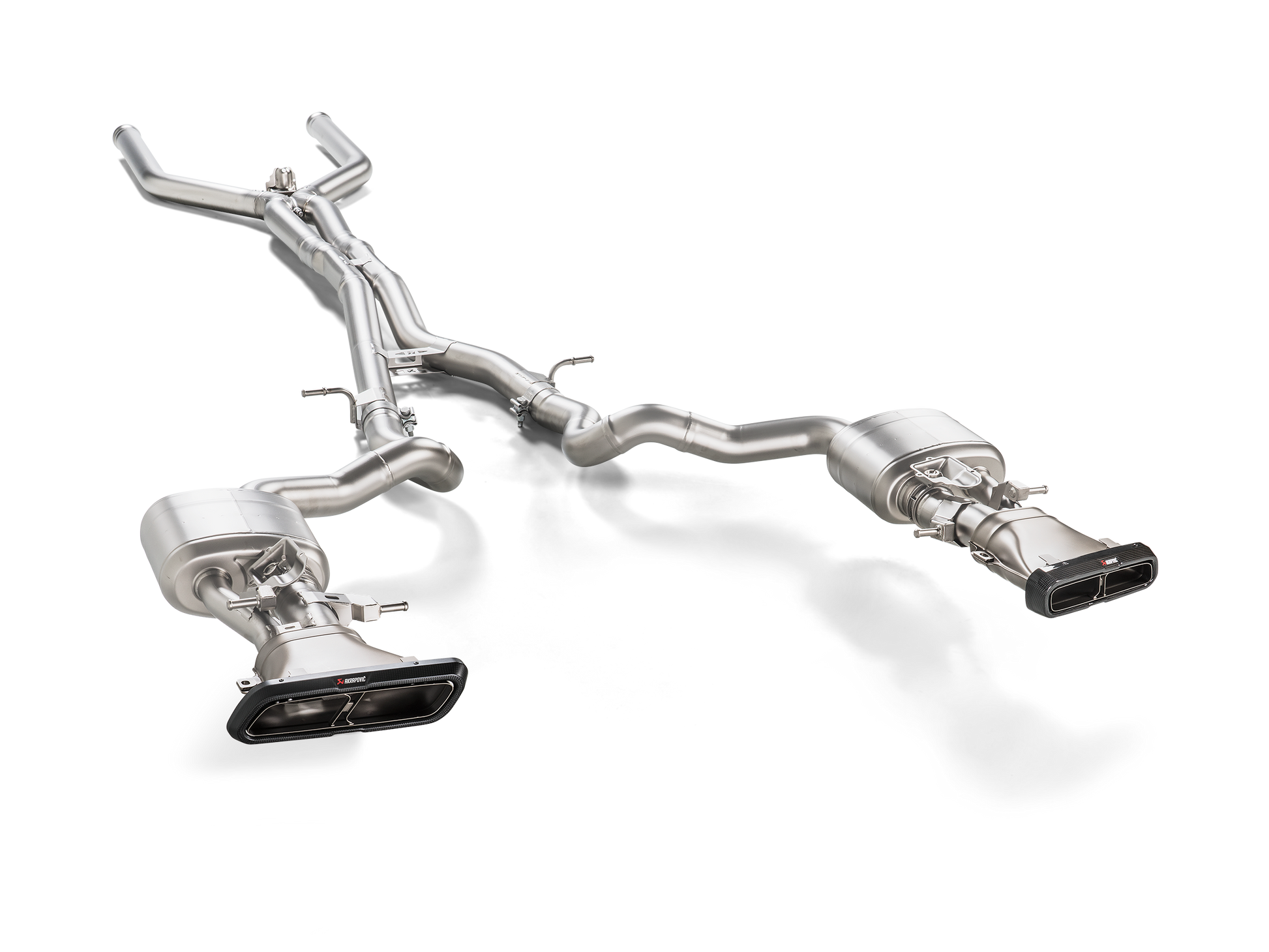 Akrapovic Evolution Link Pipe Set (Titanium) for Mercedes E63/E63S Sedan/Estate (W213/S213)