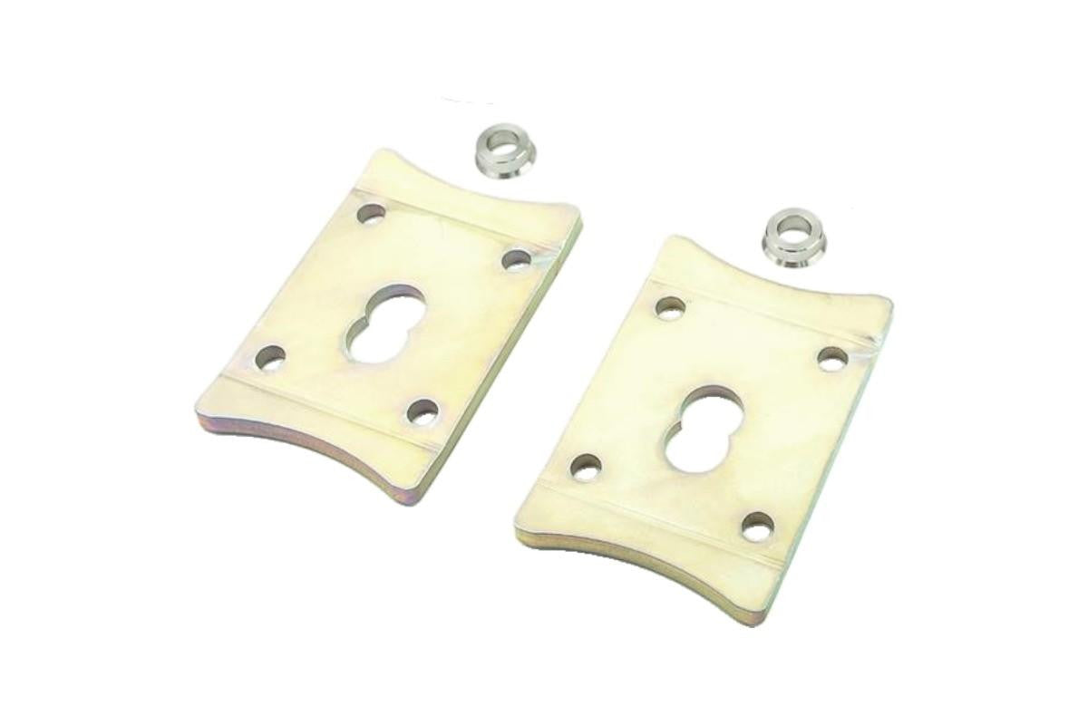 Darkside Bottom Centralising Mounting Plates for VW Caddy Mk3 / Mk4