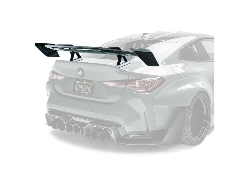 ADRO AT-R3 Carbon Fibre Swan Neck Wing V2 - BMW G82 M4 / G22 430i M440i B58 S58