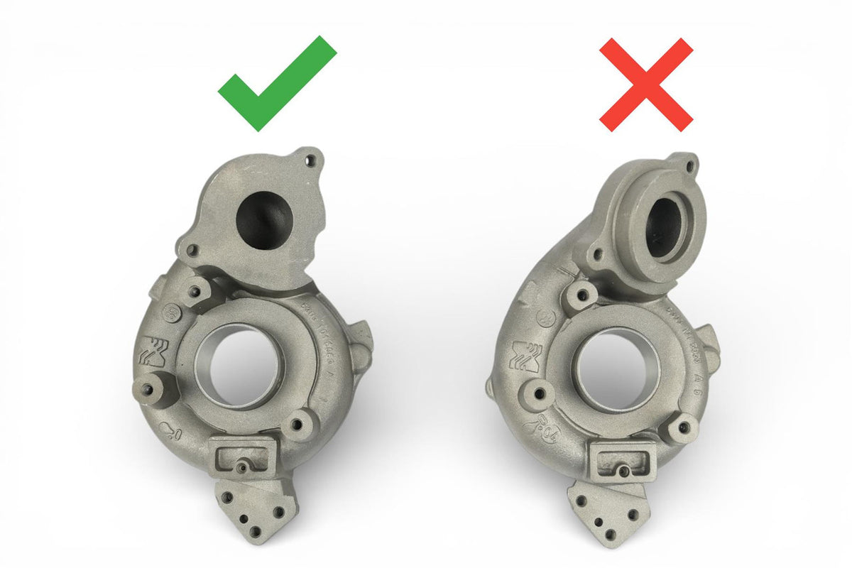 Billet 1.6 / 2.0 TDI Common Rail Turbo Outlet Damper Upgrade (Flat Face Housing)