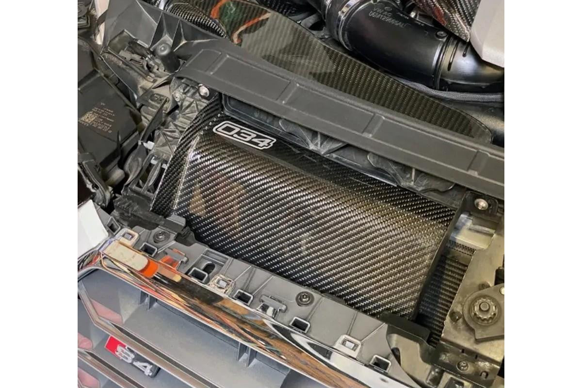 034 Motorsport X34 Carbon Fiber Air Scoops for Larger Intercooler B9/B9.5 A4/S4/Allroad