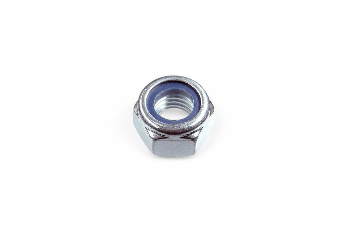 M10 x 1.0 Nyloc Nut BZP (Bright Zinc Plated)