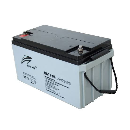 RITAR RA12-65 12V 65AH SLA battery AGM DEEP CYCLE - Image 1