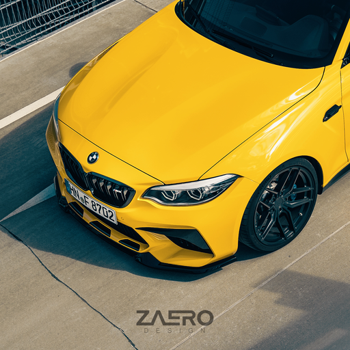 Zaero Design EVO-S Front Lip/Splitter for BMW M2 / M2 Competition F87 (LCI) 2018+