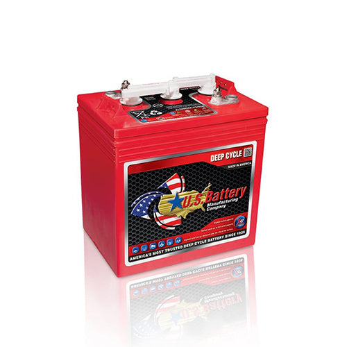 US Batteries US 125 XC2 Deep Cycle Battery 6V 242AH - Image 1