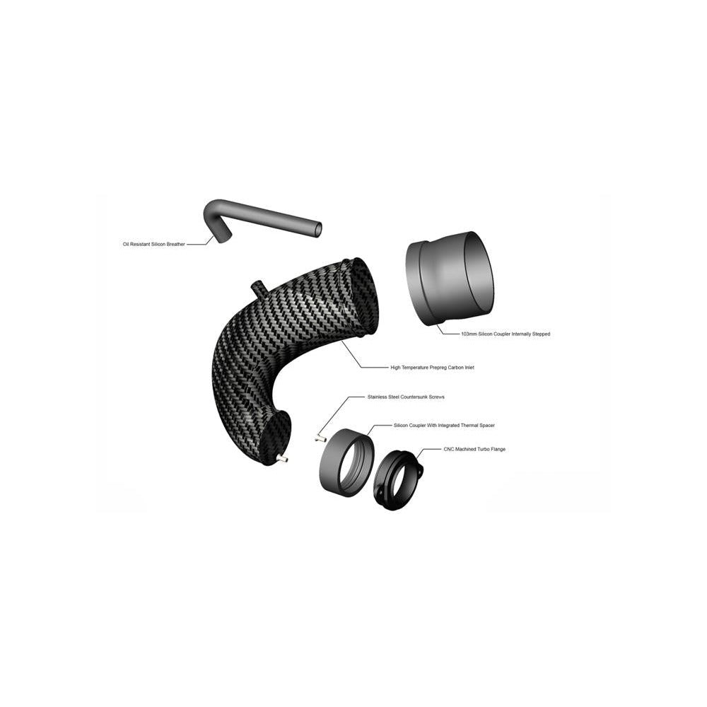 Eventuri SRM GTX Turbo Flange for 8V/8Y RS3/TTRS 8S/F3 RSQ3 Carbon Turbo Inlet