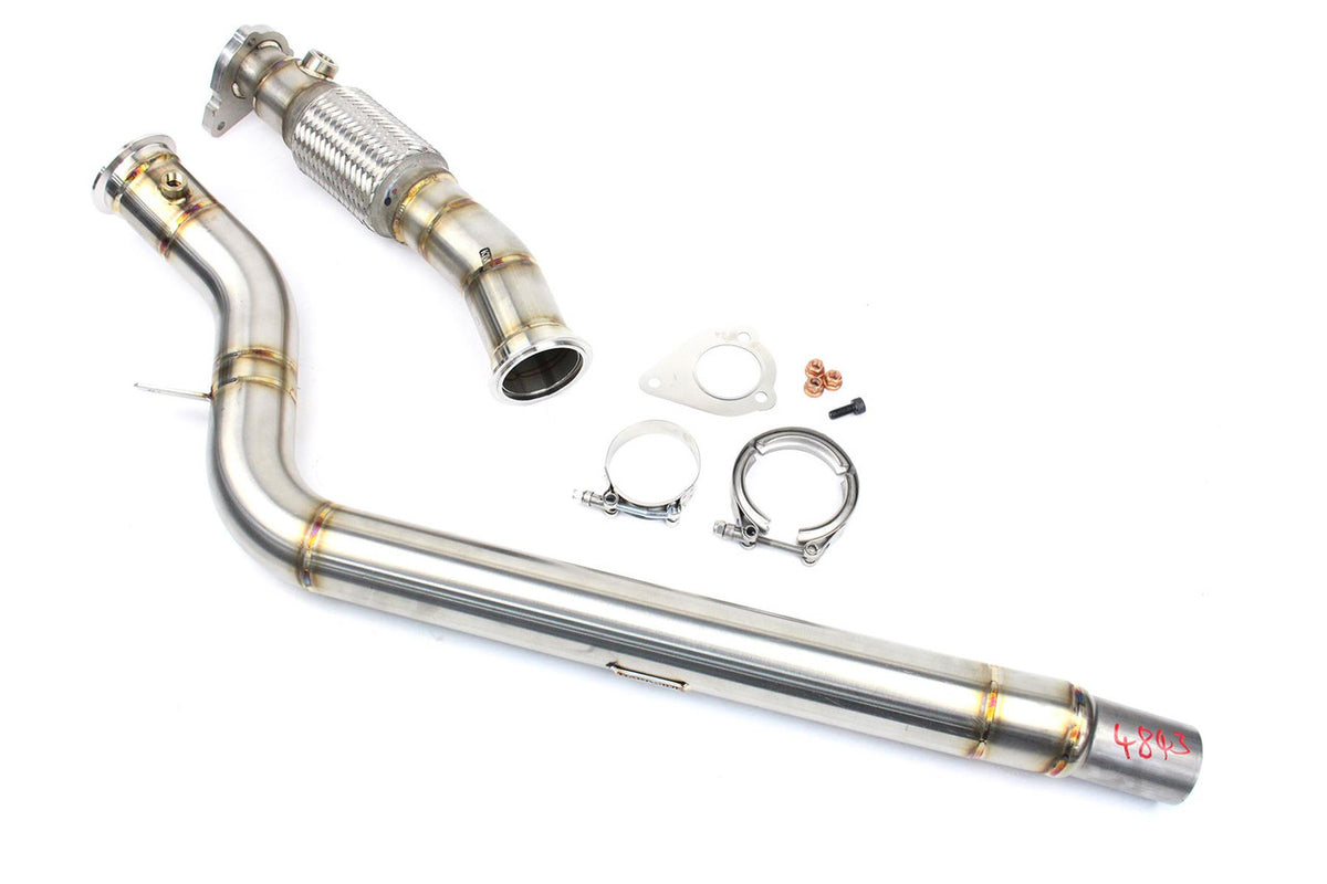 Darkside 2.5" Stainless DPF Delete / De-Cat Downpipe for 1.9 8v & 2.0 16v Audi A4 B7