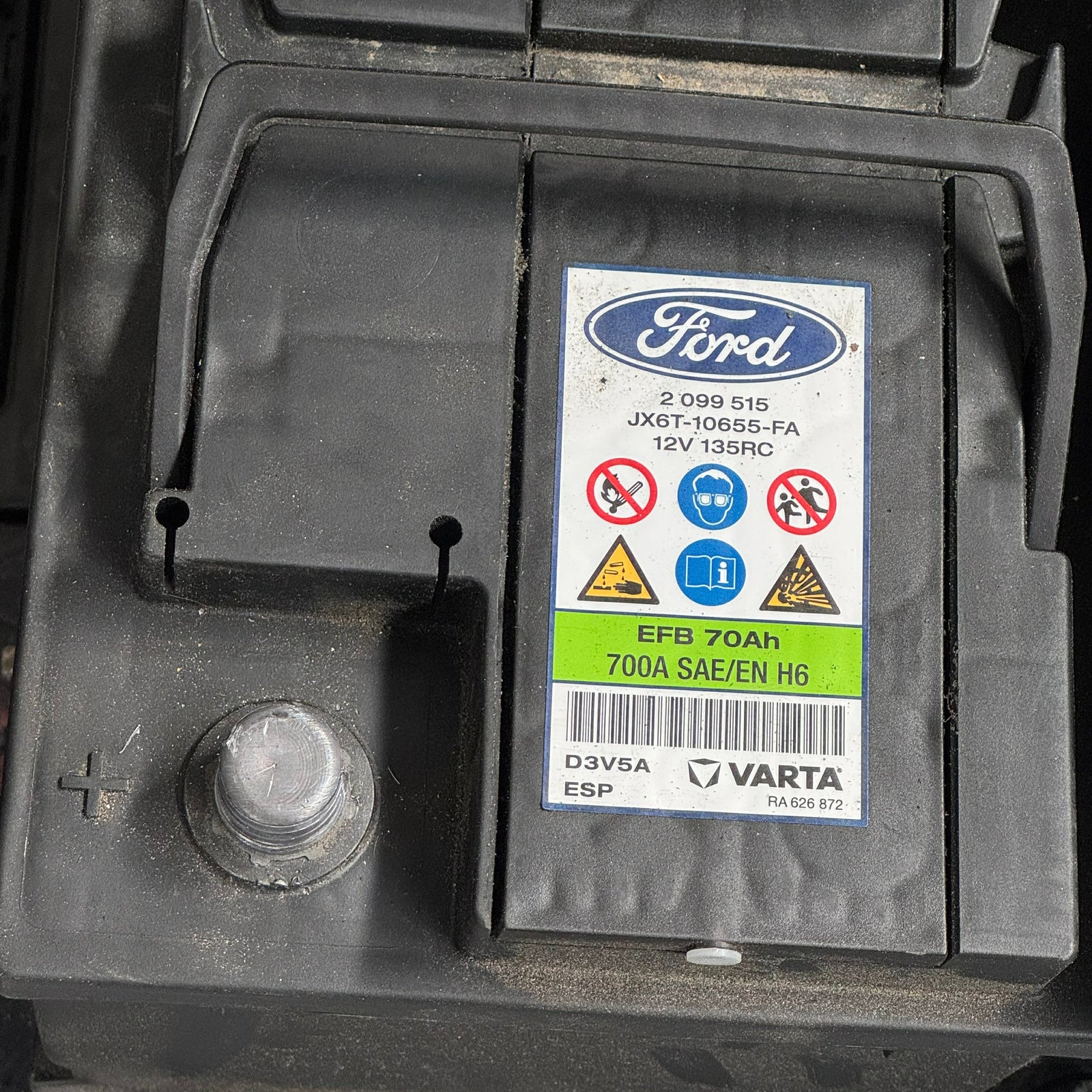 Varta Ford Focus EcoBoost Stop-Start 70Ah Battery (2019-onwards) - Image 2