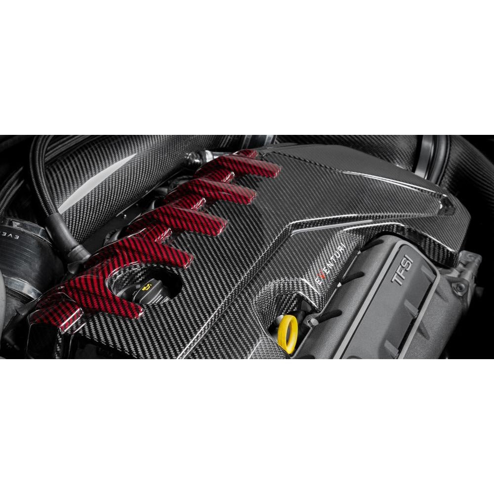 Eventuri Audi RS3 Gen 2 / TTRS 8S Black and Red Engine Cover