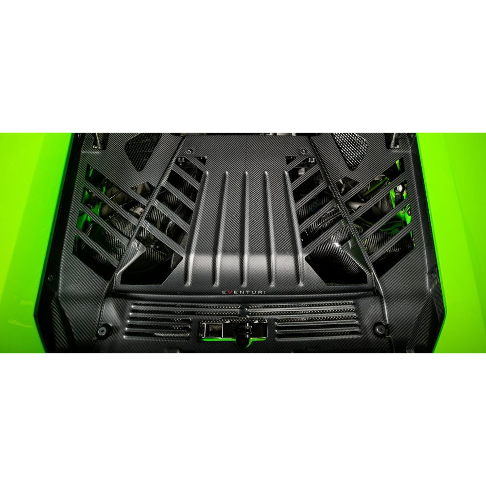 Eventuri Lamborghini Huracan Carbon Engine Cover Set Matte Finish