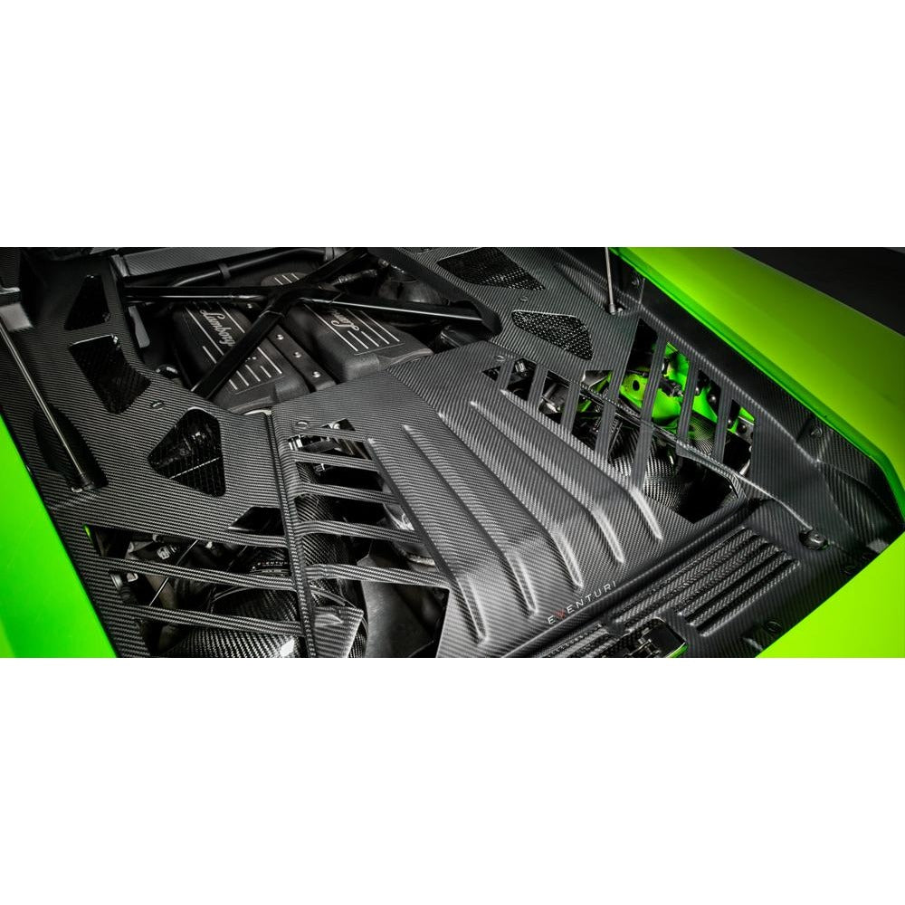 Eventuri Lamborghini Huracan Carbon Engine Cover Set Matte Finish