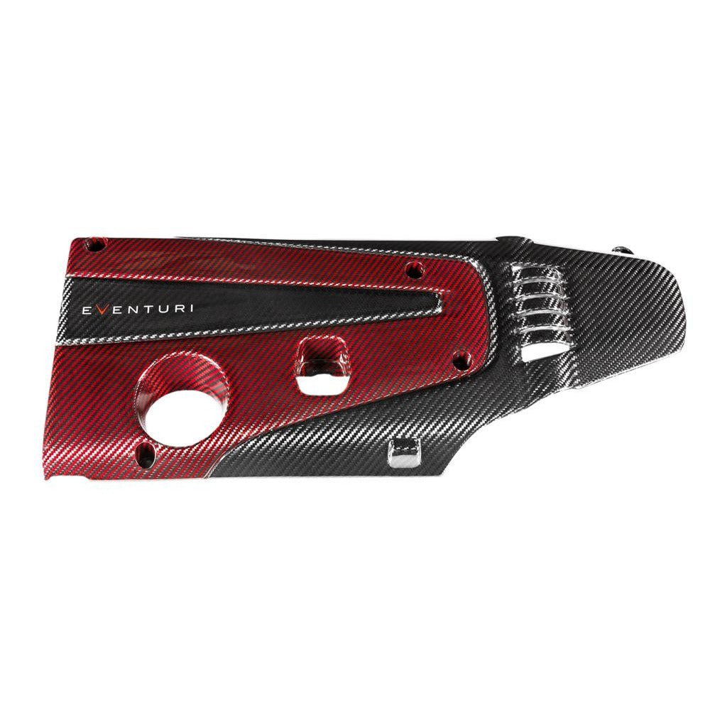 Eventuri FK8 and FK2 Engine Cover Red and Black