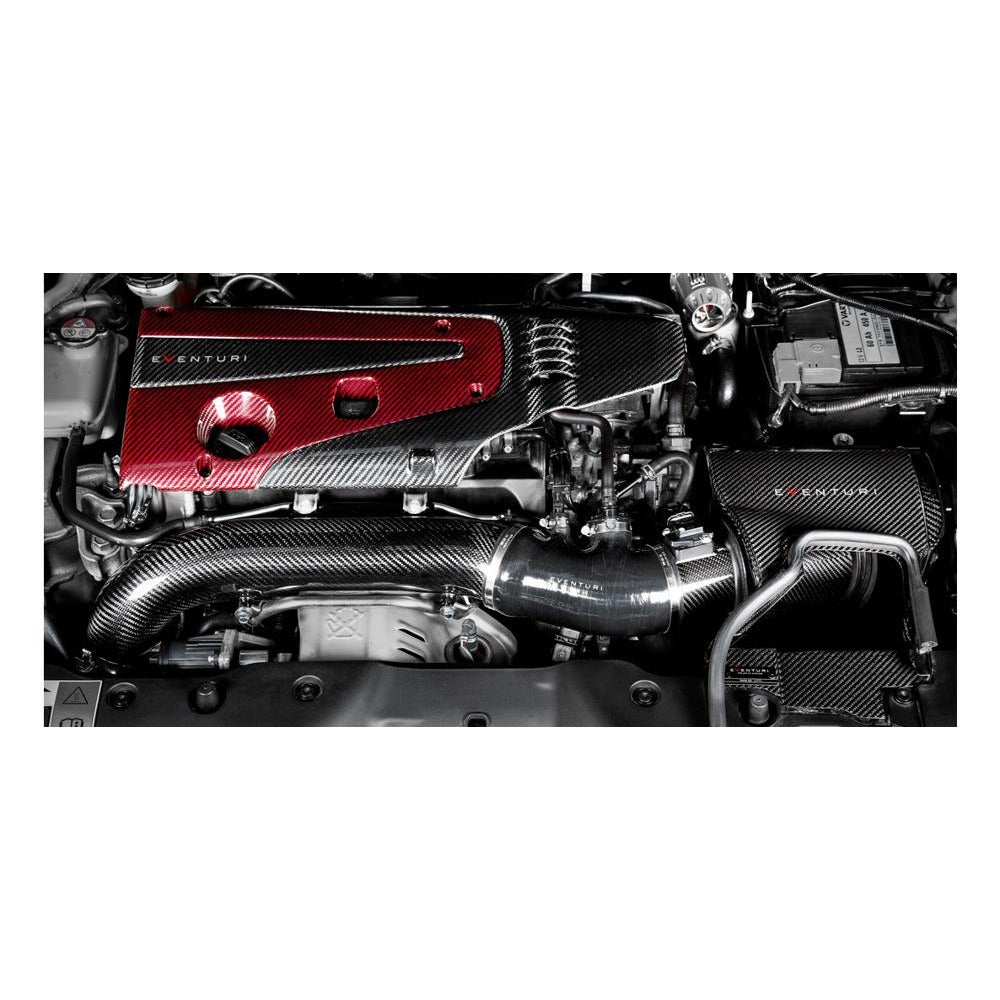 Eventuri FK8 and FK2 Engine Cover Red and Black