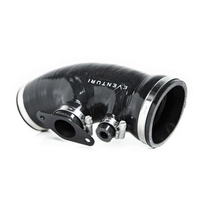 Eventuri Honda FK8 Silicon between Intake and Upgraded Chargepipe