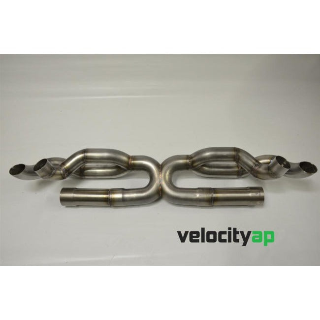 VelocityAP Porsche 991 Carrera X-Pipe Muffler Delete Non-Sport Exhaust