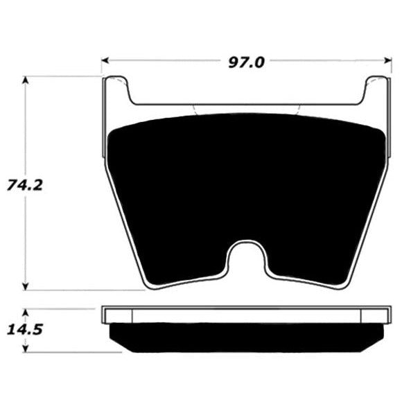 VelocityAP Audi RS3 &amp; TTRS Porterfield R4-S Brake Pads Front AP 1761.1