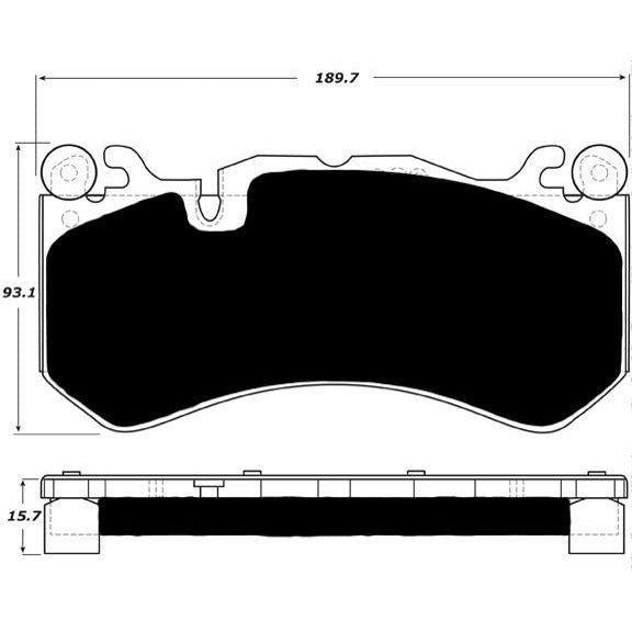 VelocityAP Aston Martin Porterfield R4-S Brake Pads Front AP 1291