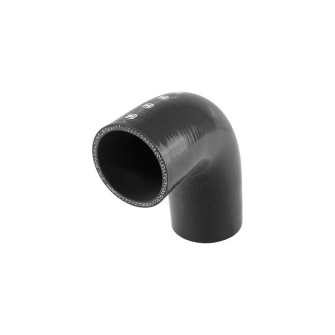 Turbosmart Silicon 90 Degree Reducer Elbow 2.50–2.75" (Black)