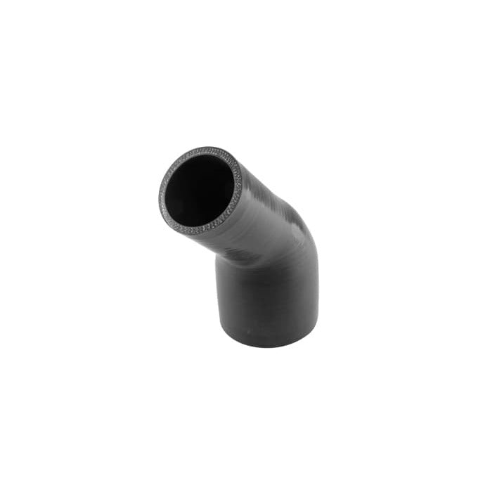 Turbosmart Silicon 45 Degree Reducer Elbow 2.00–3.00"(Black)