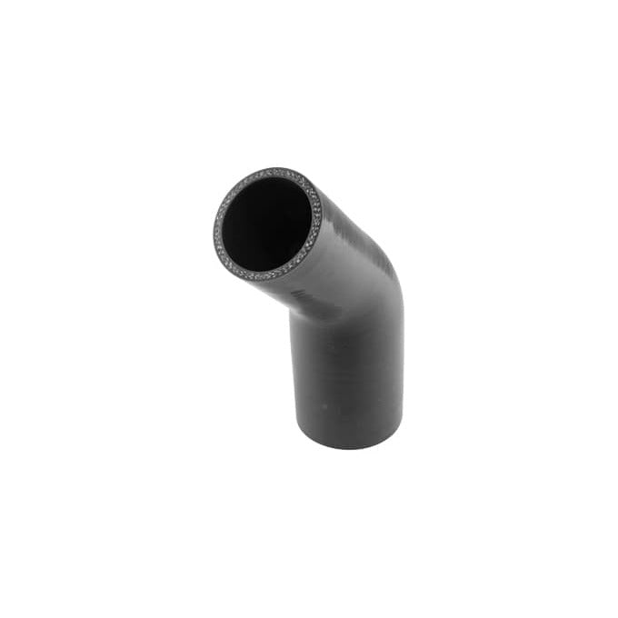 Turbosmart Silicon 45 Degree Reducer Elbow 2.00–2.50" (Black)