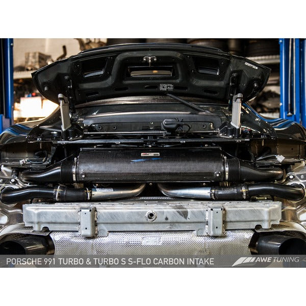 AWE Porsche 991 (991.2) Turbo and Turbo S S-FLO Carbon Intake