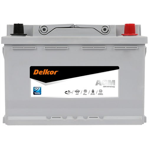 Delkor AGM LN3 Stop-Start Battery - 760CCA 70Ah