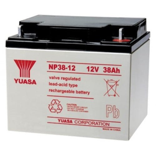 Yuasa NP38-12BFR NP Stationary Power 12V 38Ah AGM Deep-Cycle Battery Sealed