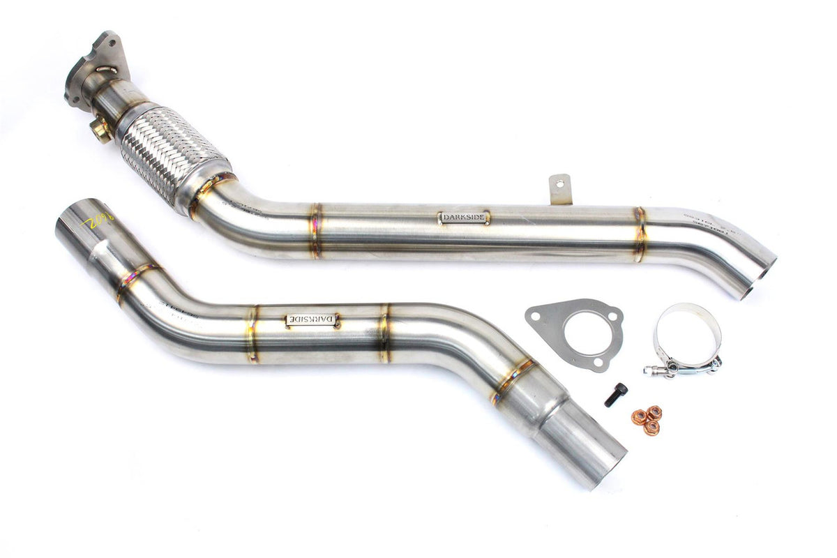 Darkside 2.5" Stainless DPF Delete / De-Cat Downpipe for 1.9 8v &amp; 2.0 16v Audi A4 B7