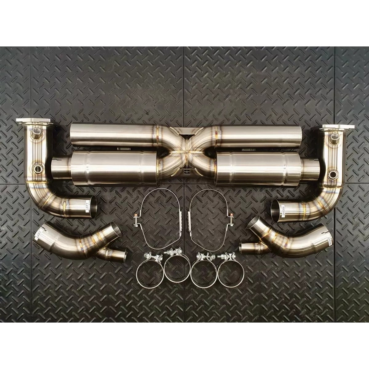 Redstar Porsche 991 911 Turbo Exhaust System