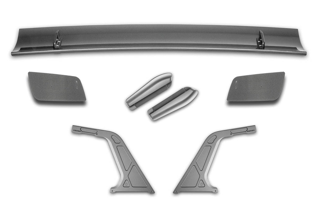 Verus Engineering UCW Swan Neck Rear Wing Kit - FFV Endplates - BMW G87 M2 S58