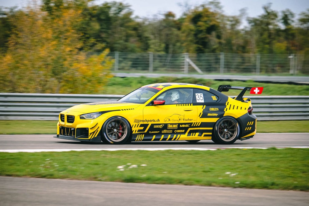 Verus Engineering UCW Swan Neck Rear Wing Kit - FFV Endplates - BMW G87 M2 S58