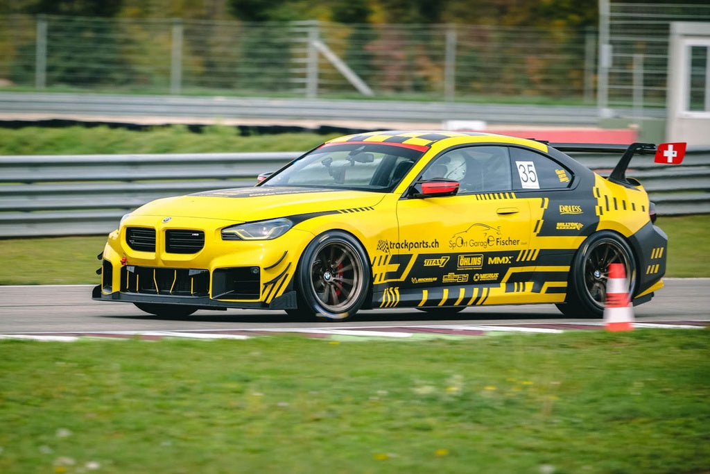 Verus Engineering UCW Swan Neck Rear Wing Kit - FFV Endplates - BMW G87 M2 S58