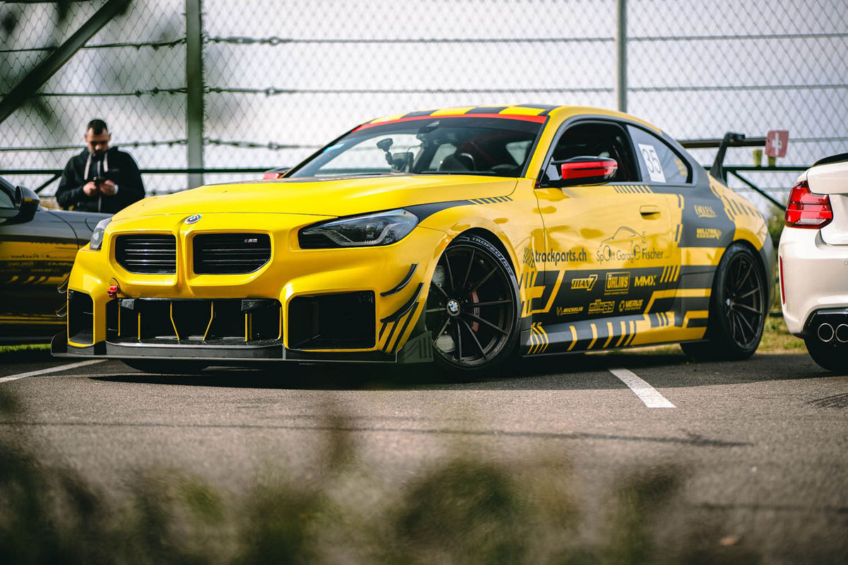 Verus Engineering UCW Swan Neck Rear Wing Kit - FFV Endplates - BMW G87 M2 S58