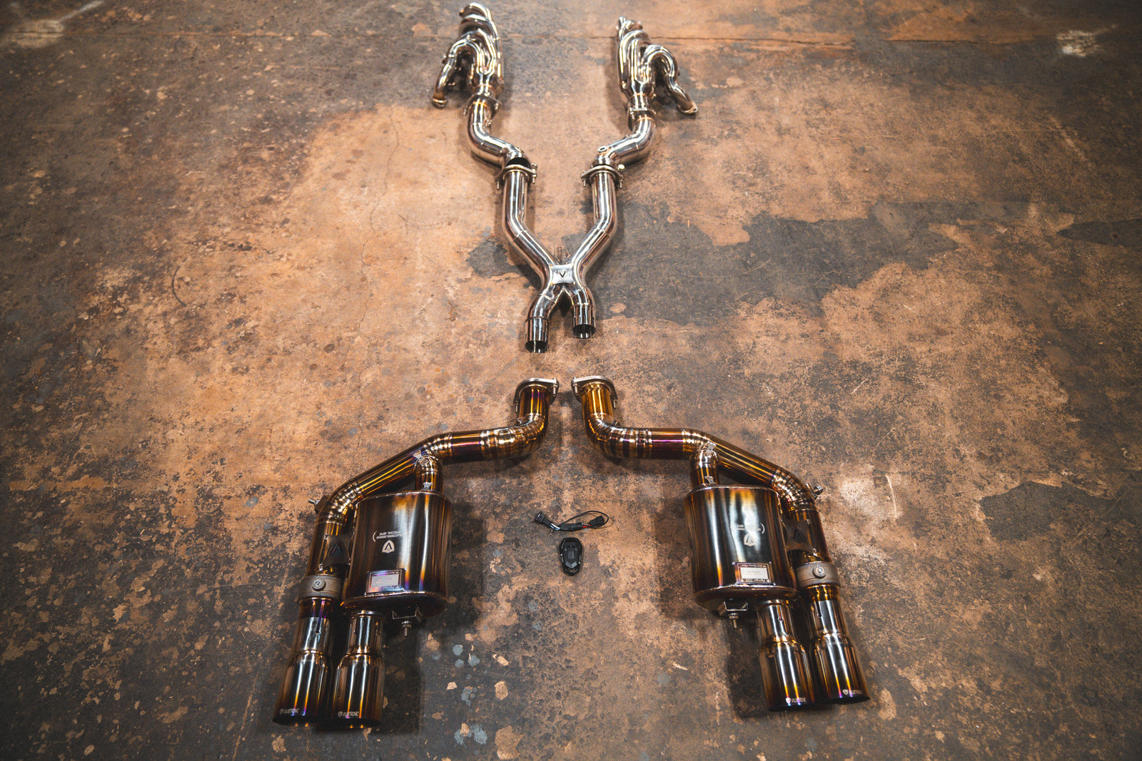 Valvetronic Ferrari 599 RACE F1 Valved Exhaust system