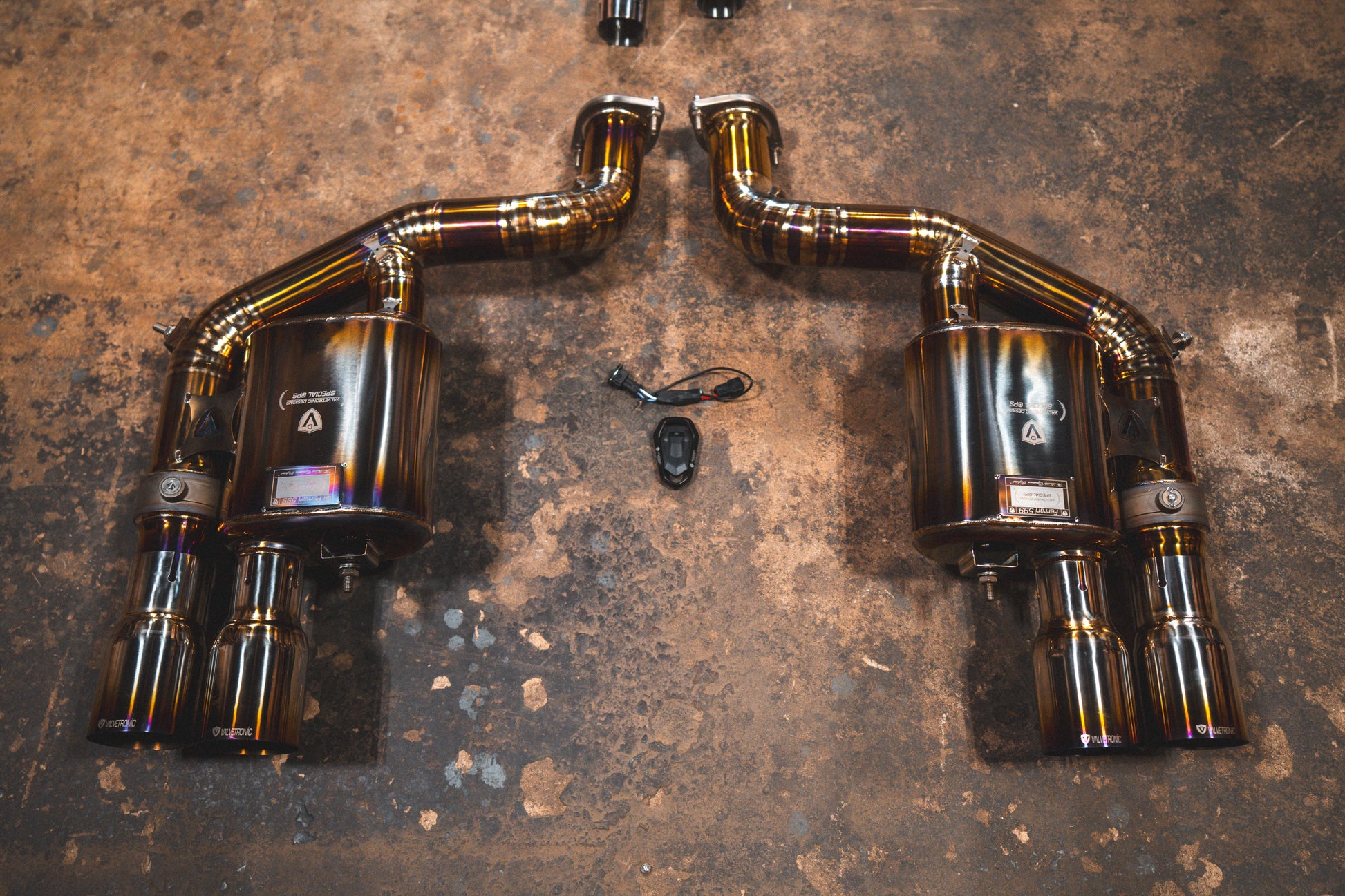 Valvetronic Ferrari 599 RACE F1 Valved Exhaust system