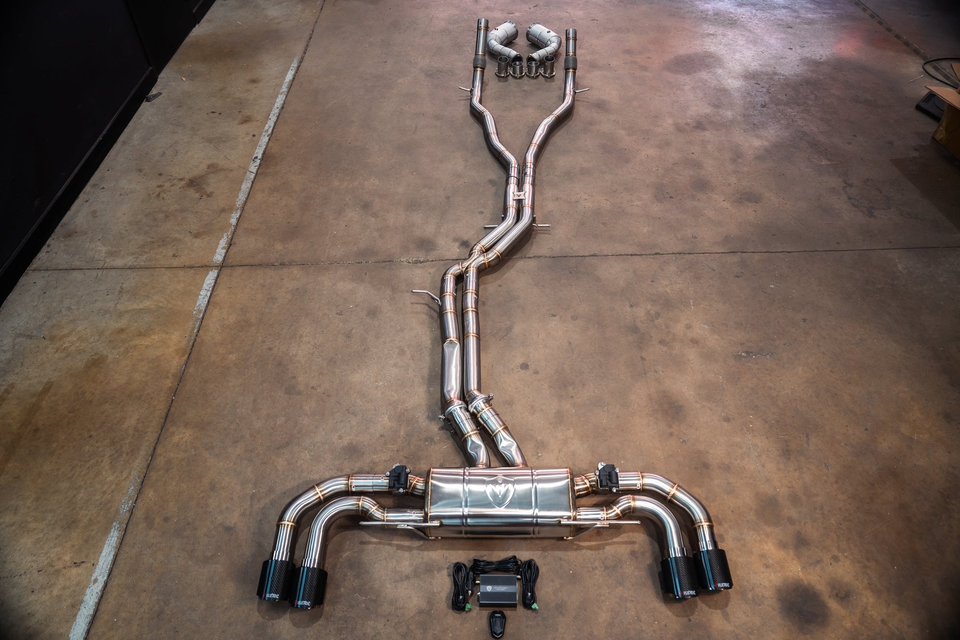 Valvetronic Valved Sport Exhaust System for Porsche 9Y0 Cayenne