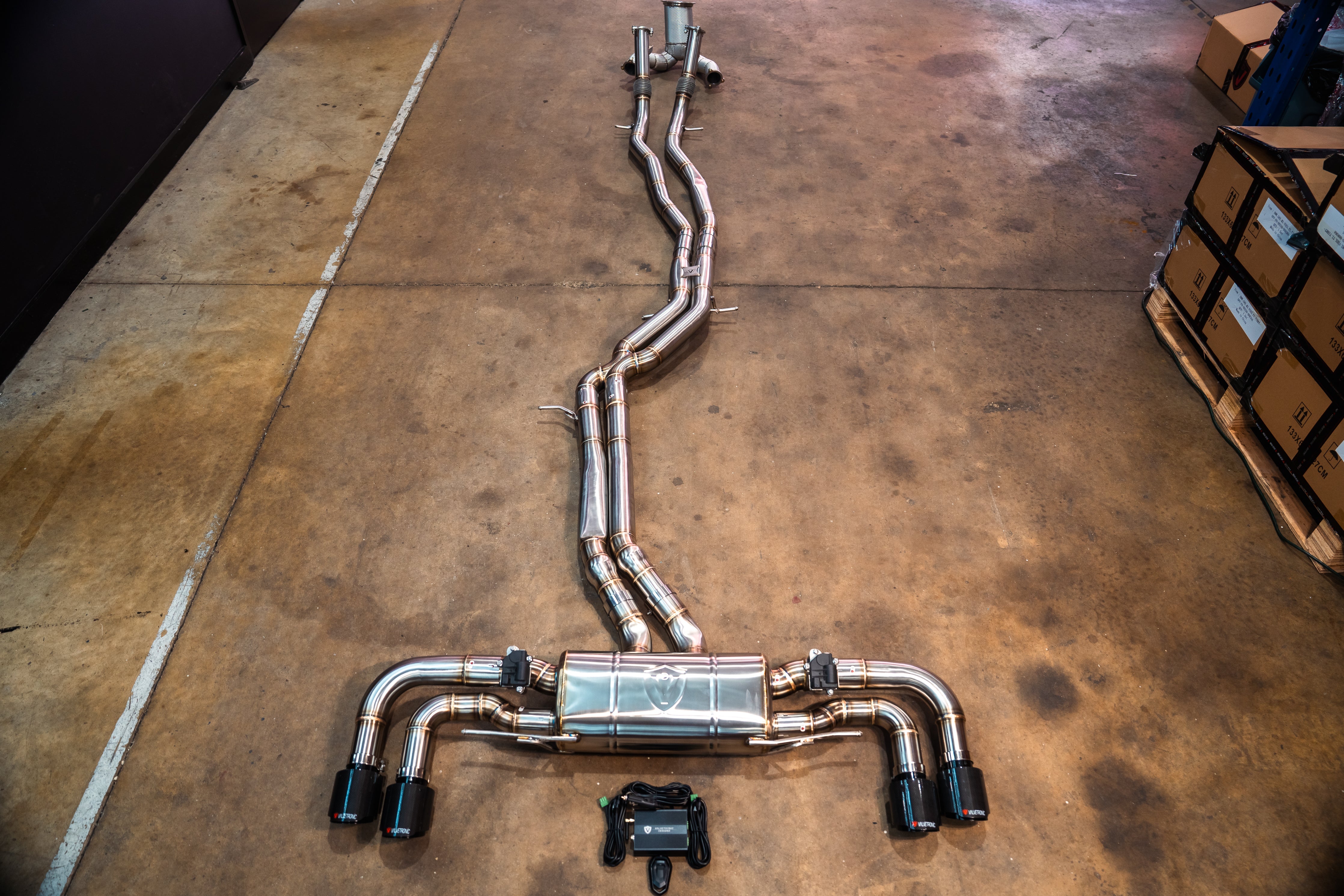 Valvetronic Valved Sport Exhaust System for Porsche 9Y0 Cayenne
