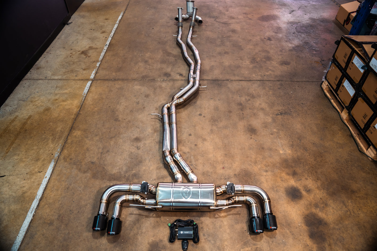 Valvetronic Valved Sport Exhaust System for Porsche 9Y0 Cayenne