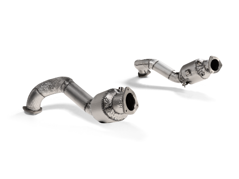 Akrapovic Link Pipe Set (Titanium) for Porsche 718 Cayman GT4 RS