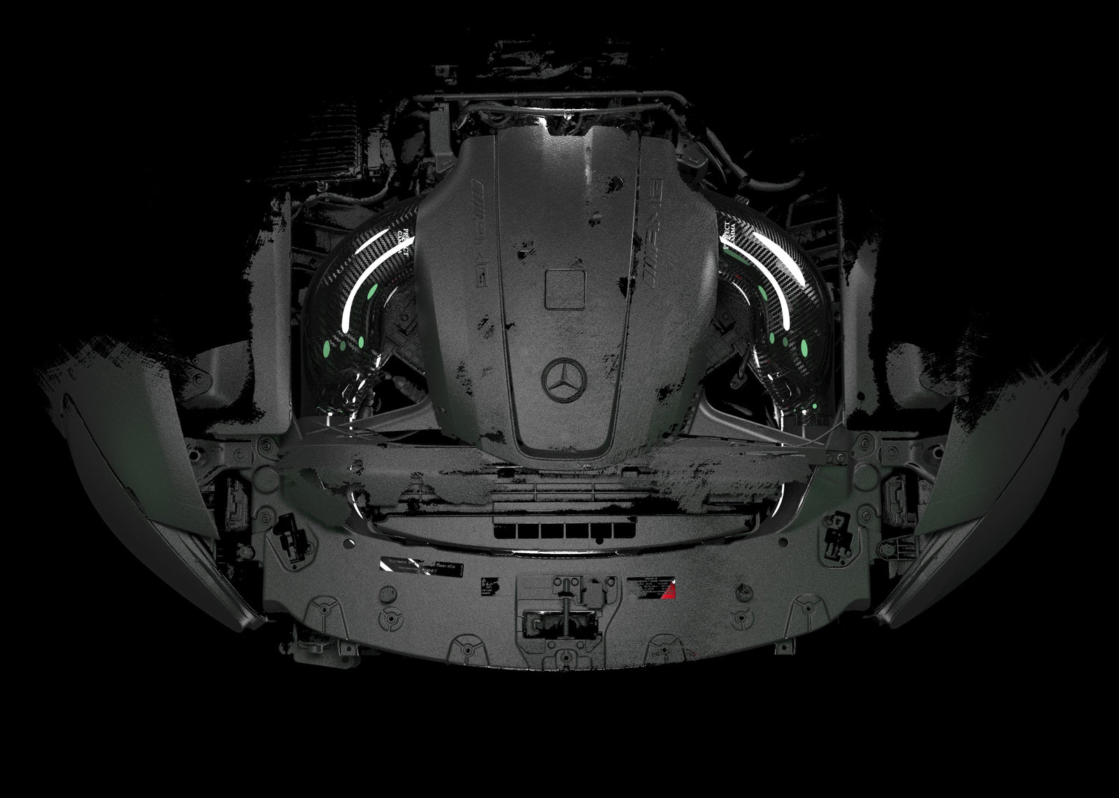 ProjectGamma Mercedes-Benz AMG GT/GT-S/GT-R Carbon Fiber Intakes with Filters