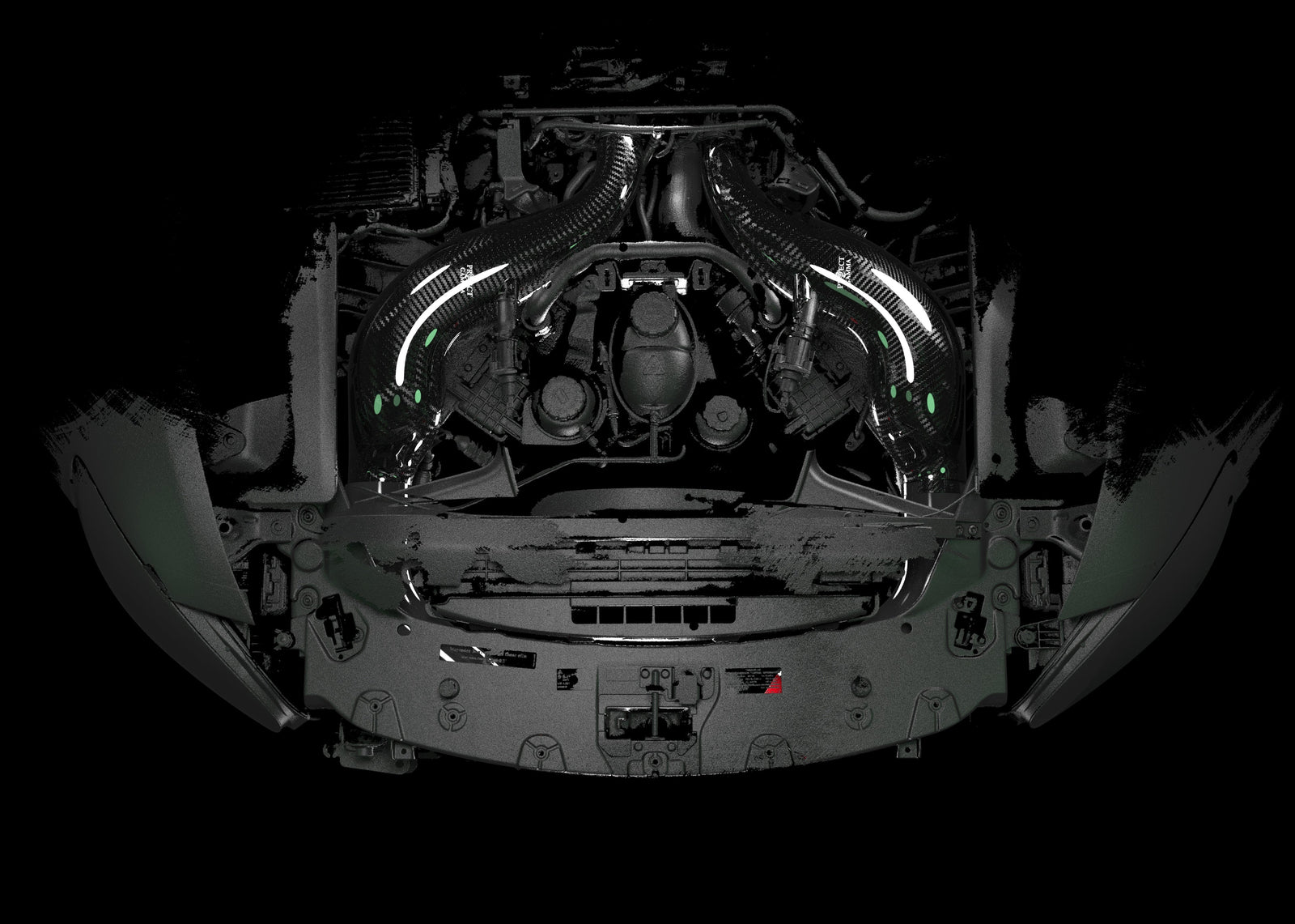 ProjectGamma Mercedes-Benz AMG GT/GT-S/GT-R Carbon Fiber Intakes with Filters